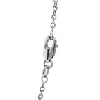 14k White Gold Diamond Cut Cable Link Chain (1.5 mm)