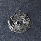 14k White Gold Classic Box Chain (0.75 mm)