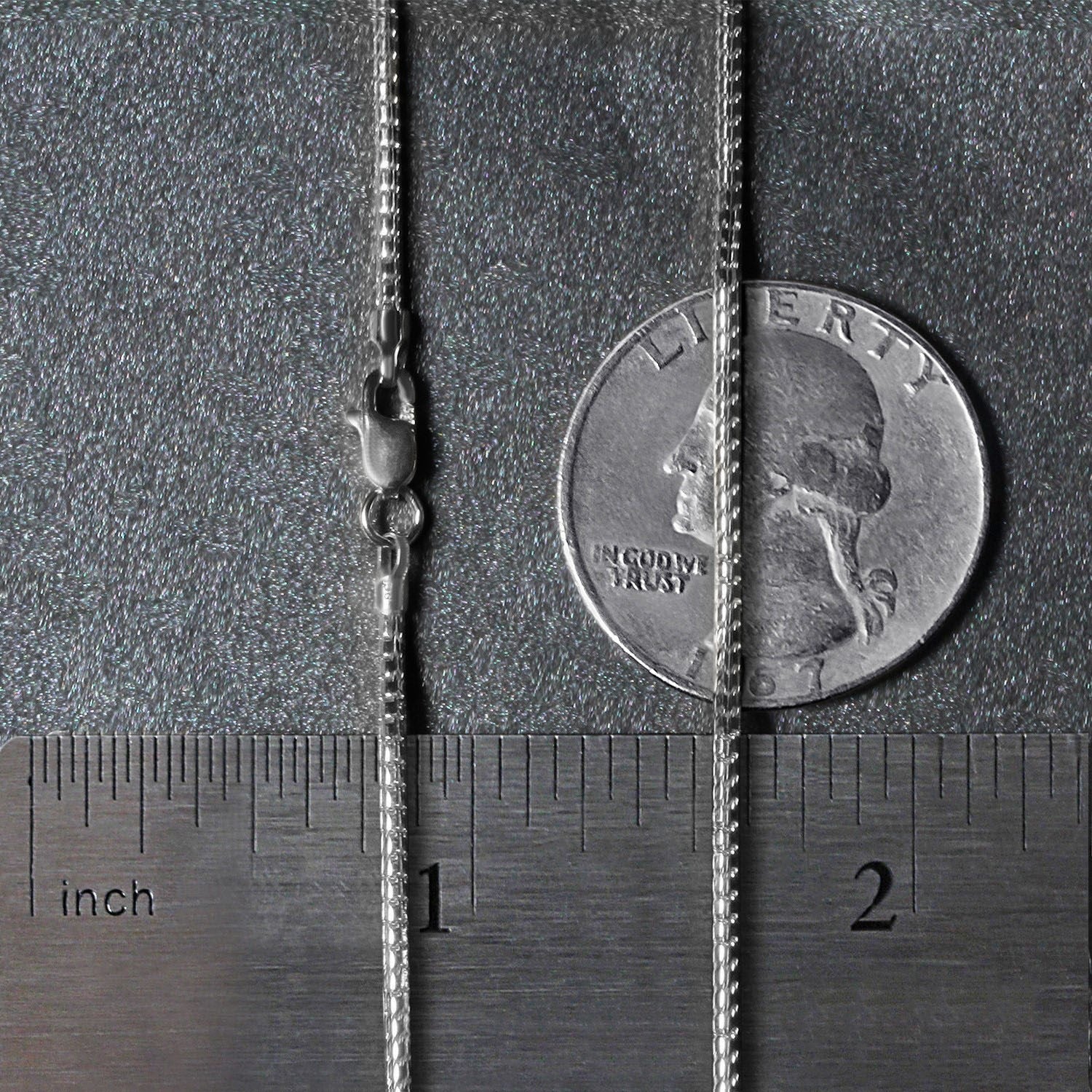 14k White Gold Ice Chain (1.30 mm)