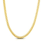 14k Yellow Gold Classic Miami Cuban Solid Chain (7.10 mm)