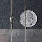 14k White Gold Franco Chain (0.90 mm)