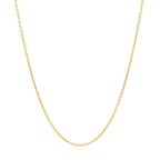 14k Yellow Gold Round Cable Link Chain (1.20 mm)