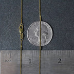 18k Yellow Gold Classic Box Chain (0.85 mm)