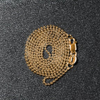 14k Yellow Gold Bead Chain 1.0mm (1.00 mm)