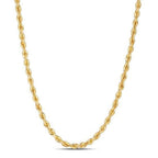 14k Yellow Gold Light Rope Chain (3.7 mm)