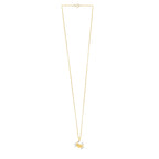 Crab Necklace in 10K Two Tone Yellow Gold