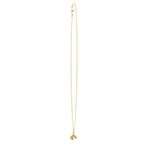 Horse Profile Small Necklace in 14K Yellow Gold