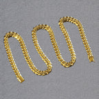 14k Yellow Gold Semi Solid Miami Cuban Chain (7.20 mm)