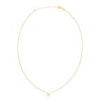 14K Yellow Gold Pisces Necklace