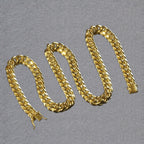 10k Yellow Gold Semi Solid Miami Cuban Chain (9.10 mm)
