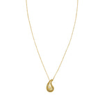 Stylish 14K Yellow Gold Paperclip Chain Necklace