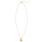 Stylish 14K Yellow Gold Paperclip Chain Necklace
