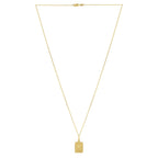 Sun and Stars Necklace in 14K Yellow Gold
