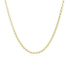 14k Yellow Gold Rolo Chain (1.90 mm)