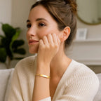14k Yellow Gold ID Bracelet with Double Rope Chain (3.00 mm)