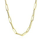 14K Yellow Gold Bold Paperclip Chain (4.20 mm)