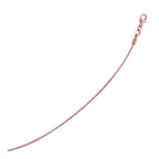 14k Rose Gold Necklace in a Round Omega Chain Style