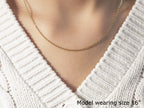 18k Yellow Gold Round Cable Link Chain (1.50 mm)