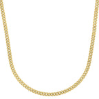 14k Yellow Gold Light Gourmette Chain (4.10 mm)
