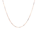 14k Rose Gold Classic Box Chain (0.45 mm)