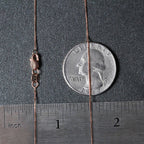 14k Rose Gold Classic Box Chain (0.45 mm)