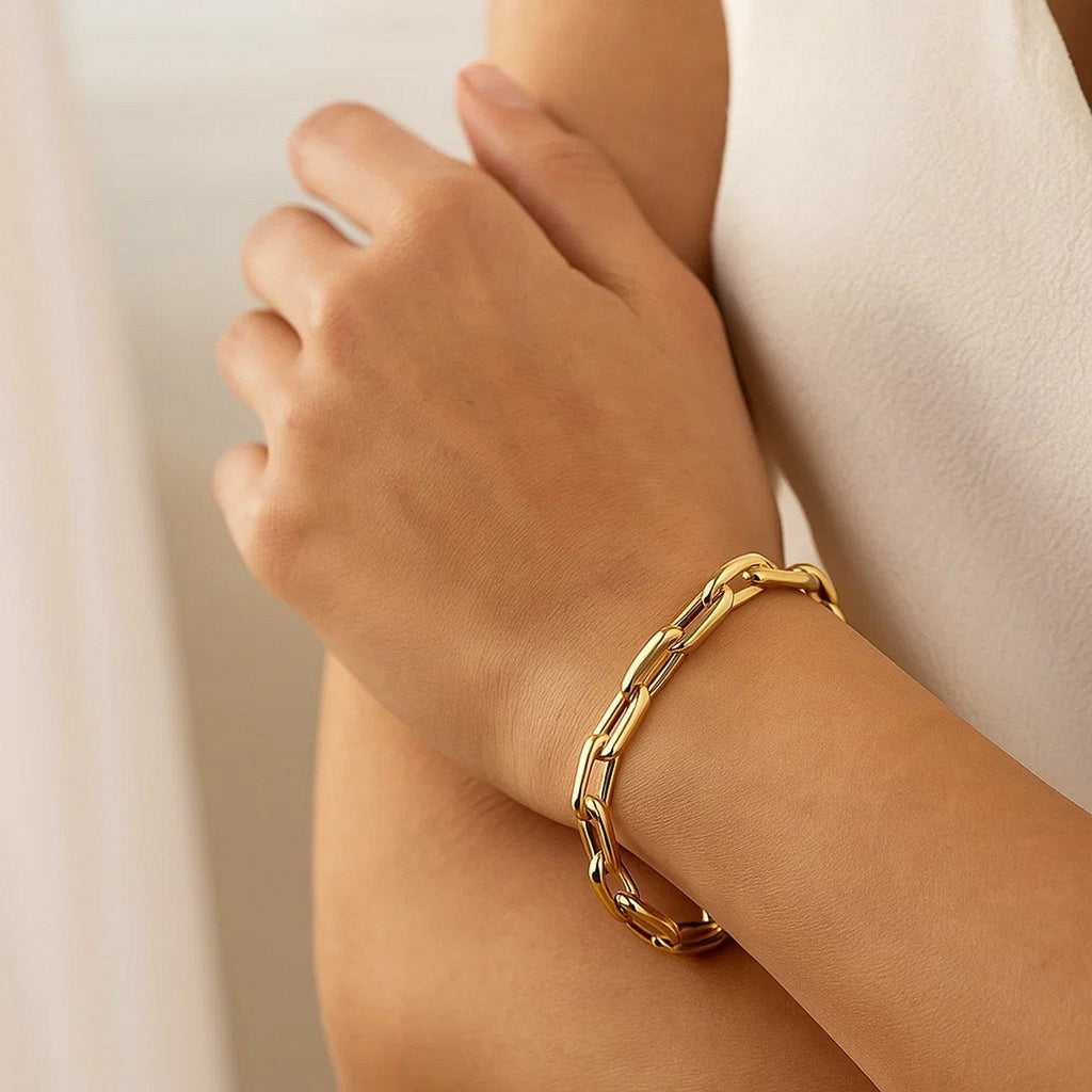 14k Yellow Gold French Cable Link Bracelet (6.00 mm)