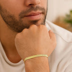 14k Yellow Gold Super Flex Herringbone Bracelet (3.80 mm)