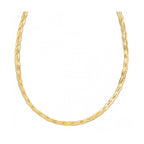 14k Yellow Gold Braided Herringbone Chain (3.20 mm)