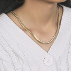 14k Yellow Gold Classic Miami Cuban Solid Chain (4.90 mm)