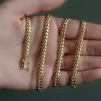 14k Yellow Gold Classic Miami Cuban Solid Chain (5.00 mm)