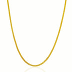18k Yellow Gold Gourmette Chain (2.20 mm)