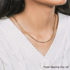 14k Yellow Gold Solid Round Box Chain (2.5 mm)