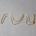 18k Yellow Gold Diamond Cut Cable Link Chain (1.50 mm)