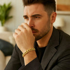 14k Yellow Gold Semi Solid Miami Cuban Bracelet (10.70 mm)