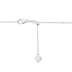 Adjustable Cable Chain in 14k White Gold (0.97 mm)