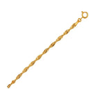 10k Yellow Gold Singapore Bracelet (2.20 mm)