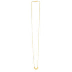 14k Yellow Gold Polished Sunburst Necklace