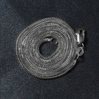 14k White Gold Foxtail Chain (1.00 mm)