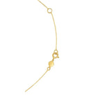 14K Yellow Gold Gemini Necklace