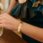 14K Yellow Gold Classic Polished Bangle (10.00 mm)