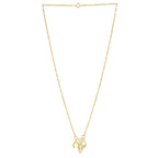 Drop Necklace with Lucky Charms in 14K Yellow Gold
