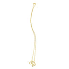 Drop Necklace with Lucky Charms in 14K Yellow Gold