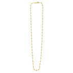 Layering Saturn Bead Necklace in 14K Yellow Gold