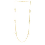 Twistted Link Necklace in 14K Yellow Gold