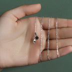 14k White Gold Adjustable Paperclip Chain (1.50 mm)