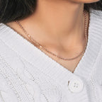 14k Rose Gold Solid Diamond Cut Rope Chain (2.30 mm)