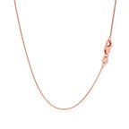 14k Rose Gold Classic Box Chain (0.60 mm)