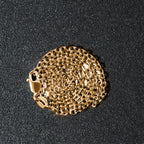 18k Yellow Gold Diamond Cut Cable Link Chain (1.90 mm)