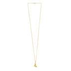 Seal Necklace in 10k Two Tone Gold