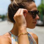10K Yellow Gold Lite Paperclip Bracelet  (4.20 mm)